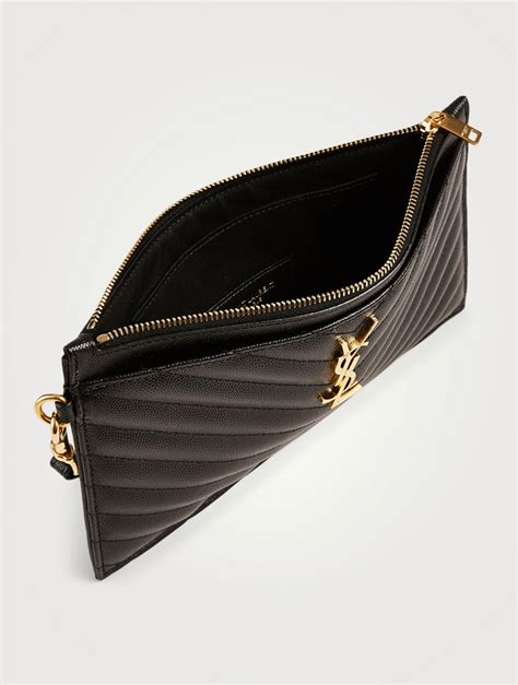 ysl crossbody clutch|ysl monogram clutch.